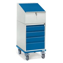fetra 2449 fetra Rollpult 4Schubladen 550x650mm