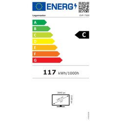 Legamaster Professionelles Display EVOLVE PRO EVP-7500 EU 75" mit Touchscreen