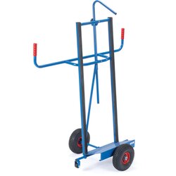 fetra 2076 fetra Plattenkarre Lufträder +Niederhalter 350kg