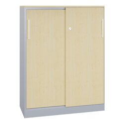 C+P 142032000S10165 C+P Aktensideboard 3OH 1310x1000x435mm wsalu/ah