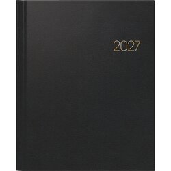 BRUNNEN 1076160907 Brunnen Buchkalender 2027 21x26cm 1W/2S