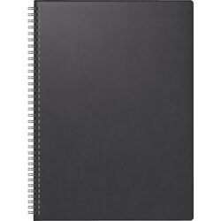 BRUNNEN 1078101907 Brunnen Buchkalender 2027 A4 1W/2S Wire-O sw