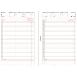 Chronoplan Einlage Kalender DIN A5 2027
