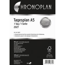 Chronoplan 50227 Chronoplan Tagesplan 2027 A5 148,5x210mm 1T/1S