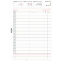 Chronoplan Einlage Kalender DIN A5 2027