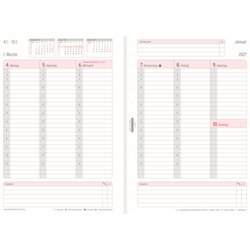 Chronoplan Einlage Kalender DIN A5 2027