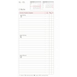 Chronoplan Einlage Kalender Midi 2027