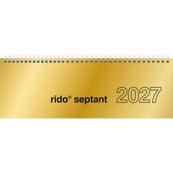 rido/idé 7036121917 rido/ide Querkalender 2027 30,5x10,5cm 1W/2S