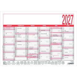 ZETTLER 907-0000 ZETTLER Tafelkalender 2027 6M/1S