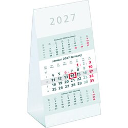 ZETTLER 980-0000 ZETTLER Tischkalender 2027 3M/1S