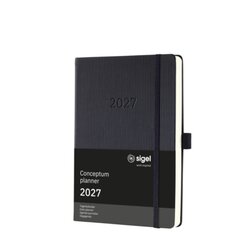 SIGEL C2710 Sigel Tageskalender Conceptum 2027 A5 1T/2S sw