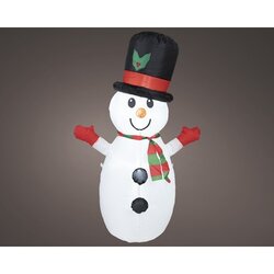LUMINEO Dekorationsfigur aufblasbar 2 LEDs