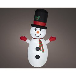 LUMINEO Dekorationsfigur aufblasbar 3 LEDs