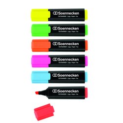 Soennecken 3374 Soennecken Textmarker sortiert 6 St./Pack.