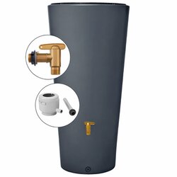 4rain 295647 4rain Regenspeicher VASO 2in1 220L graphite