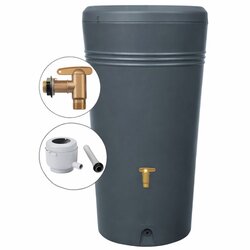 4rain 295663 4rain Regenspeicher AZURA 2in1 230l graphite
