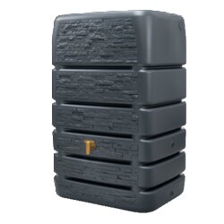 4rain 211840 4rain Wandtank SLIM STONE DECOR 510l graphite