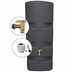 4rain 295681 4rain Wandtank QUADRO 170l graphite