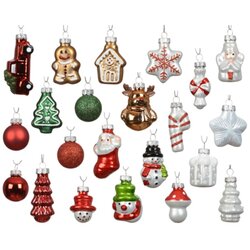DECORIS Adventskalender Christbaumschmuck