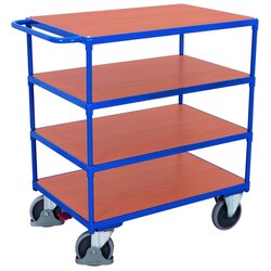 VARIOfit sw-700.700 VARIOfit Tischwagen 4Flächen schwer 1190x700x1235mm bl