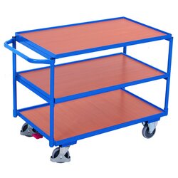 VARIOfit sw-700.661 VARIOfit Tischwagen 3Flächen 1175x725x850mm bl