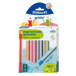 Pelikan 400198414 Pelikan Buntstift griffix sort 12St