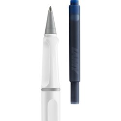 Lamy Tintenpatronenroller safari roll-ink white