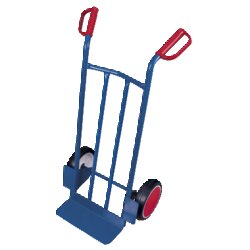 VARIOfit sk-710.021 VARIOfit Stahlrohrkarre Vollgummi 620x460x1110mm bl