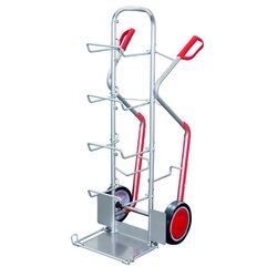 VARIOfit Sackkarre Wasserflaschen 57 x 130 x 61,5 cm (B x H x T) Vollmaterial