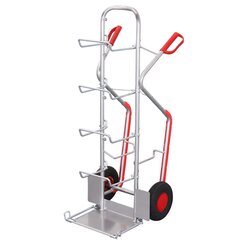 VARIOfit Sackkarre Wasserflaschen 57 x 130 x 61,5 cm (B x H x T) Luftgefüllt