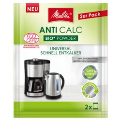 Melitta 233205 Melitta Antikalk Bio Pulver Universal 2x25g 2St