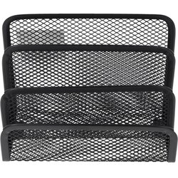Westcott E-744963 00 Westcott Briefständer 3Fächer Mesh sw