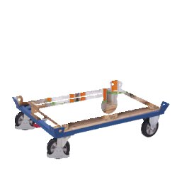VARIOfit Fahrgestell Ausführung der Bereifung Vollmaterial 107 x 35 x 87 cm (B x H x T)