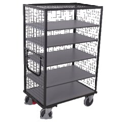 VARIOfit sw-700.410/AG VARIOfit Etagenwagen Böden 1115x730x1810 gitter an