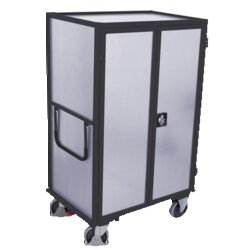 VARIOfit sw-700.668/AG VARIOfit Etagenwagen Türen 1115x730x1810 stahl an