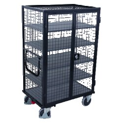 VARIOfit sw-700.987/AG VARIOfit Etagenwagen Türen Böden 1115x730x1810 gitter an