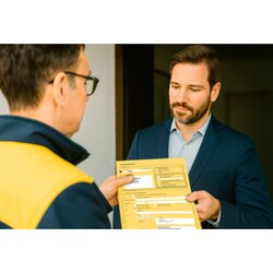 RNK Verlag Zustellungsurkunde