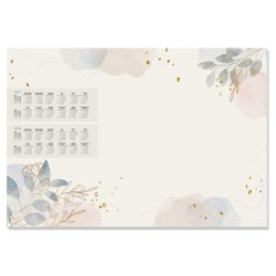 SIGEL H7304 SIGEL Schreibunterlage Pastel Garden A2 2J/1S 30Bl