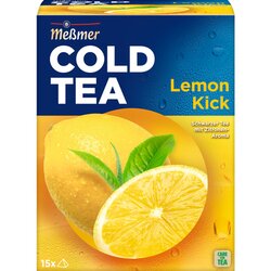 Meßmer 109392 Meßmer Tee COLD TEA Eistee Lemon Kick 15St