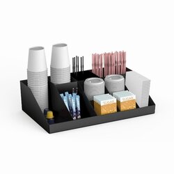 Deflecto® Kaffeestation 10 Fächer