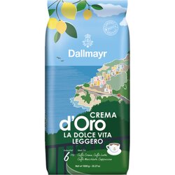 Dallmayr 10001220 Dallmayr Kaffee d'Oro La Dolce Vita Leggero Bohne 1kg