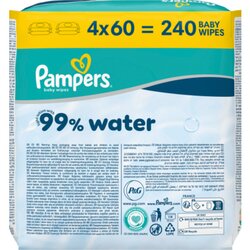 Pampers Feuchttücher 99% water