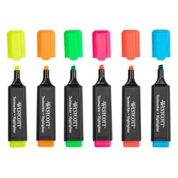 Westcott Textmarker 6 St./Pack.