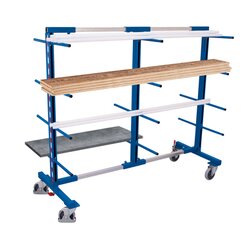 VARIOfit sw-210.007 VARIOfit Tragarmwagen zweiseitig 840-2200x830mm bl