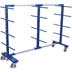 VARIOfit sw-310.007 VARIOfit Tragarmwagen zweiseitig 840-3200x830mm bl