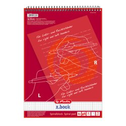 Herlitz 400138934 Herlitz Spiralblock A4 80Bl Lin28 Links-/Rechtshänder