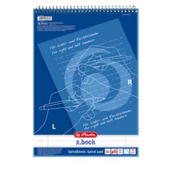 Herlitz 400138932 Herlitz Spiralblock A4 80Bl Lin27 Links-/Rechtshänder