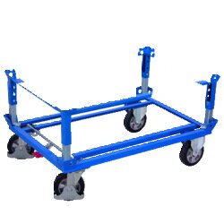 VARIOfit Zubehör Fahrgestell Aufsatzrahmen VARIOfit Fahrgestelle mit Ladefläche 121 x 81 cm (B x L)