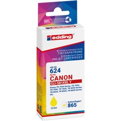 edding 18-624 Edding Tinte wie Canon CLI-581XXLY gelb 865S