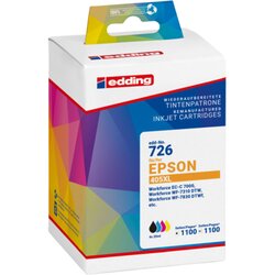 edding 18-726 Edding Tinte wie Epson 405XL c/m/y/sw 1100S 4St